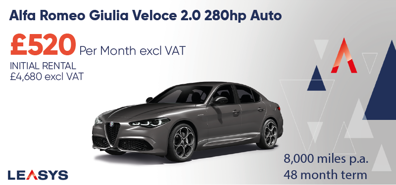 ALFA ROMEO GIULIA 2.0 TB 280 Veloce 4dr Auto ALFA ROMEO GIULIA 2.0 TB 280 Veloce 4dr Auto